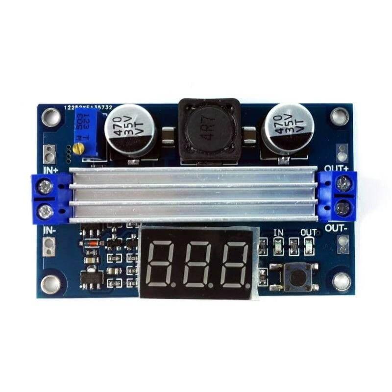 LTC1871 DC-DC Step Up Boost Converter 3.5-35V With Voltmeter Display