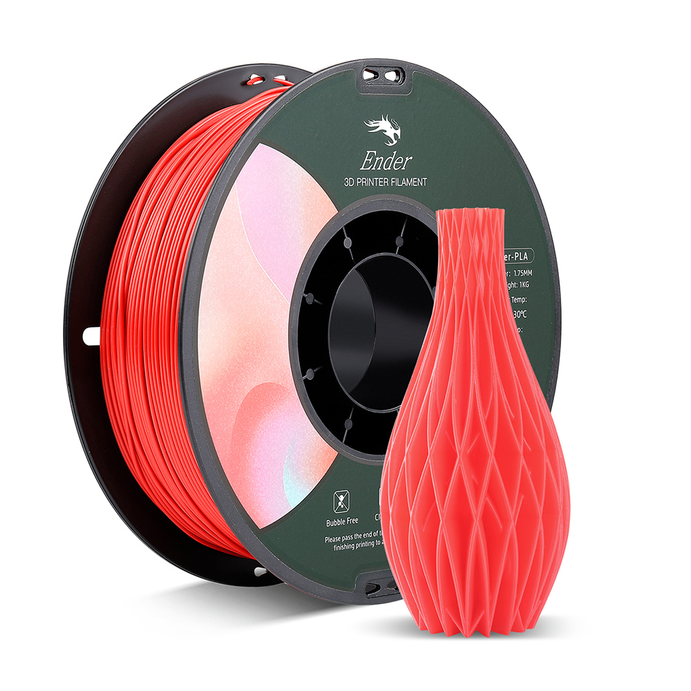 3D printing consumables Ender PLA 1KG red