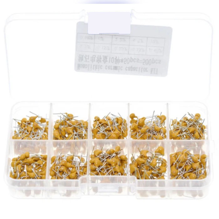 Ceramic Capacitor Kit 0.1-10uF 500 Pcs