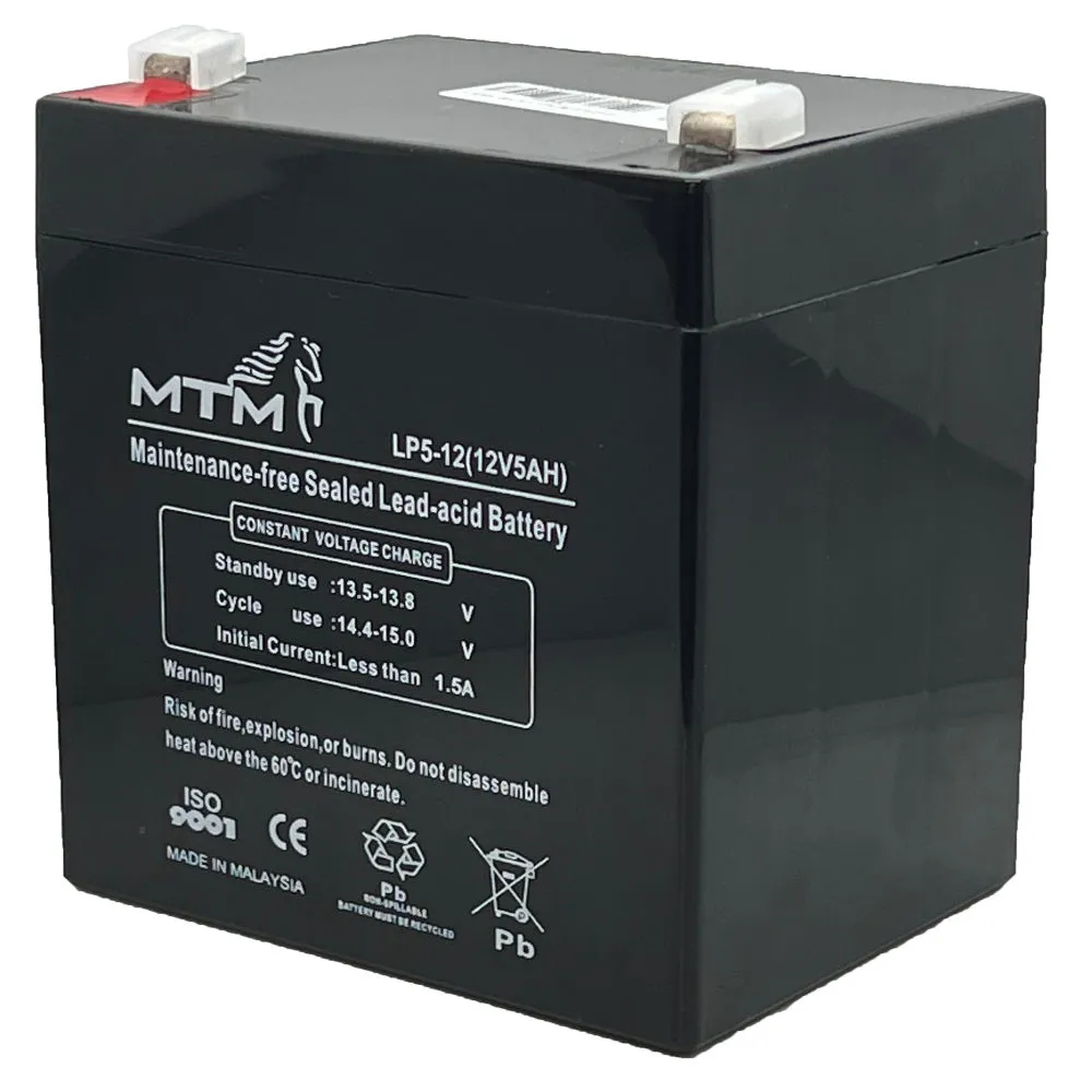 Lead Acid Battery 12V 5A made in Malaysian