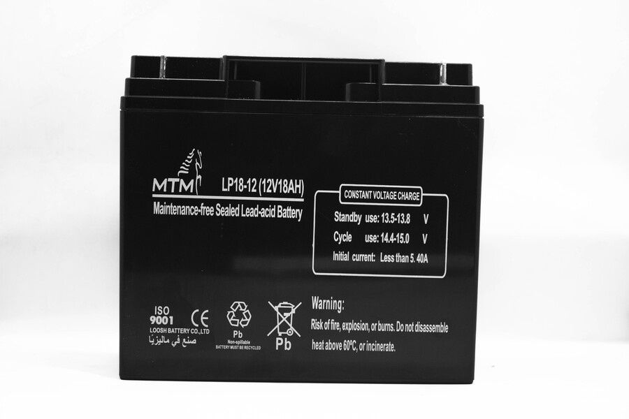 Lead Acid Battery LP18-12 12V 18A made in Malaysian